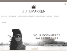 Tablet Screenshot of gute-marken.com